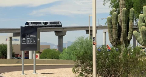 The Airplane, the Train and the Car. Stock Footage 98668952