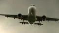 Airplane turning overhead HD Footage
