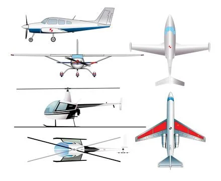 Airplane vector design illustration Stock Illustration