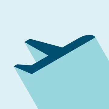 Airplane Vector Icon Stock Illustration