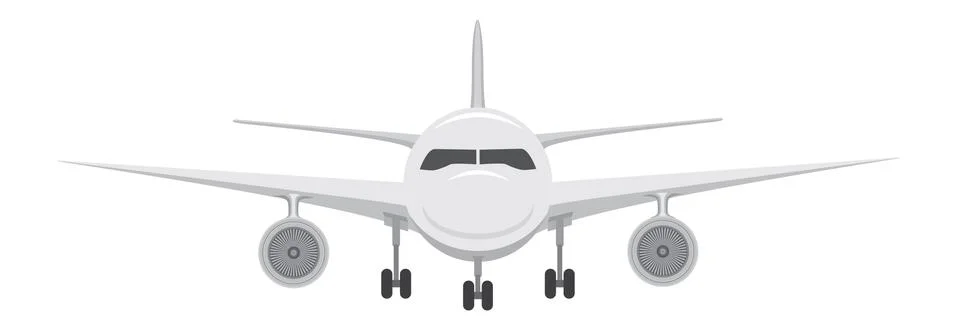 Airplane Vector Stock Illustration