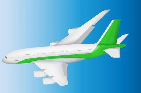 Airplane vector illustration Stock Illustration