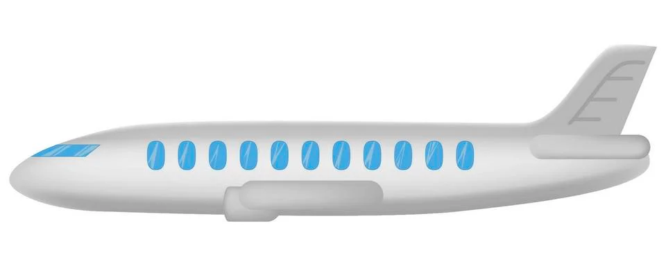 Airplane vector illustration Stock Illustration
