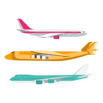Airplane vector illustration Stock Illustration