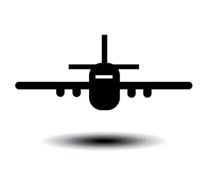 Airplane vector illustration Stock Illustration
