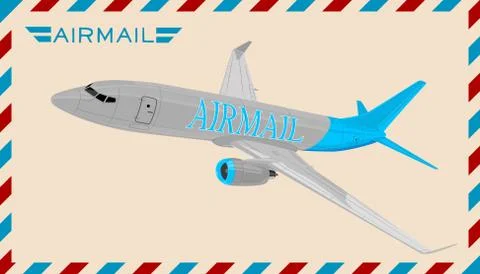 Airplane. Vector illustration. Stock-Illustration