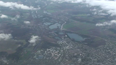 Airplane View: City 動画素材 596189