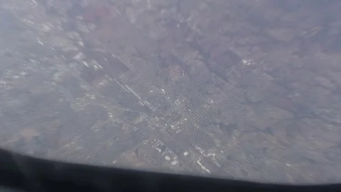 Airplane View of City 動画素材 77422720