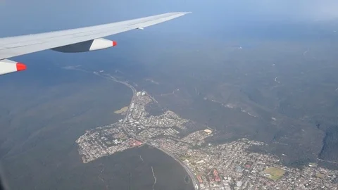 Airplane View Stock Footage 79026797