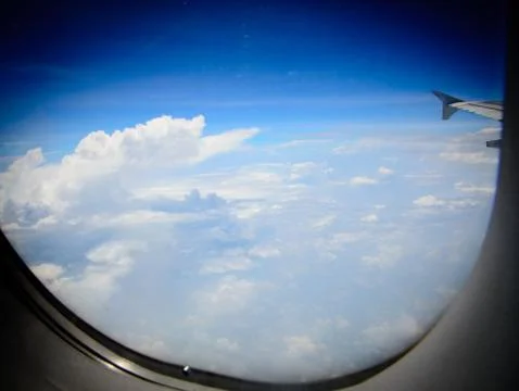 Airplane view Foto stock