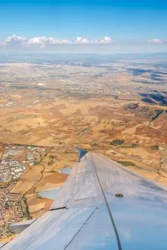 Airplane view Stock Photos