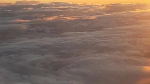 Airplane , view from the window, clouds, sky, morning 스톡 동영상 157775414