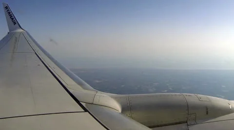 AIRPLANE VIEW, WINDOW SET Stock Footage 26550474