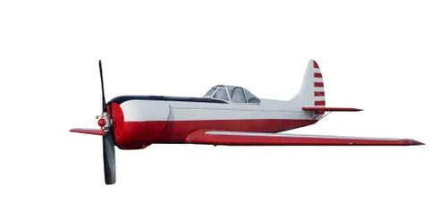 Airplane with wheels Stock Illustration