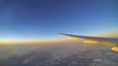 Airplane Window Stock Footage 146491017