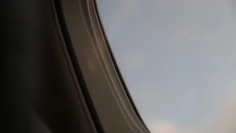 Airplane Window Stock Footage 171893569
