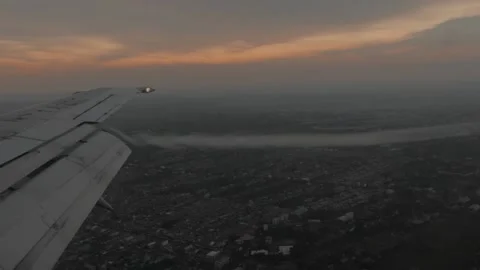 Airplane Window Video stock 222915550