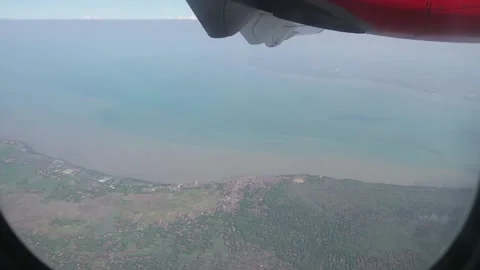 Airplane Window Video stock 222915562