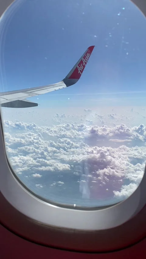 Airplane Window Stockbeeldmateriaal 234924683