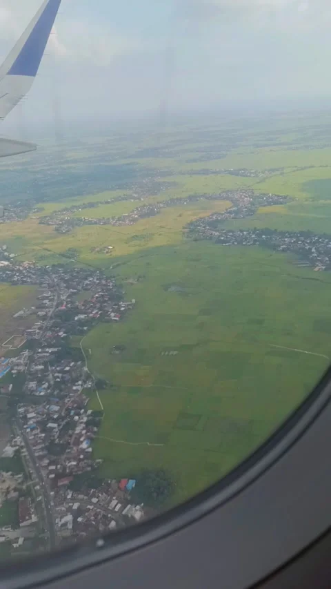 Airplane window Stock Footage 279657007
