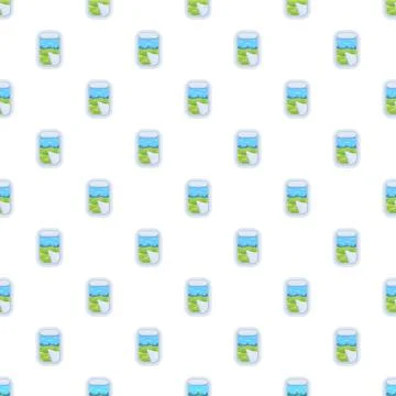 Airplane window pattern with rolling green landscape Stock Illustration