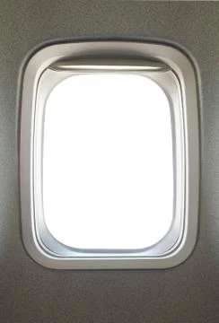 Airplane window Stock Photos