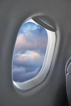 Airplane Window Fotos de archivo