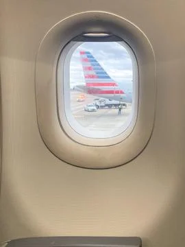 Airplane Window 写真素材