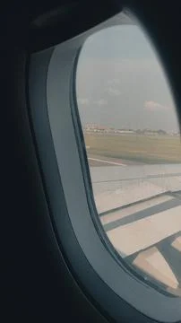 Airplane Window Stock Photos