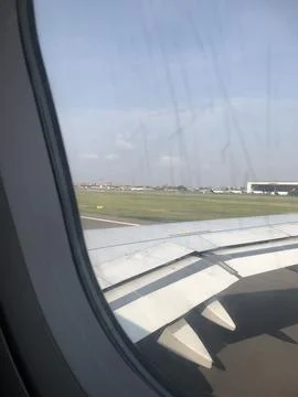 Airplane Window Stock Photos