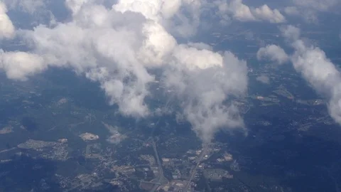 Airplane Window Seat Hyperlapse Video stock 89105215