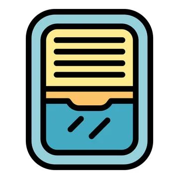 Airplane window showing closed blinds and blue sky Stock Illustration