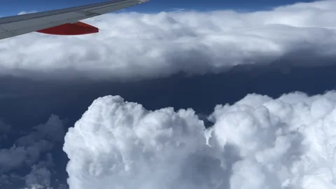 Airplane window video Stock Footage 202126989