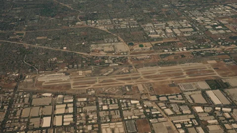 Airplane window view, 4K slow motion Stock Footage 315969495