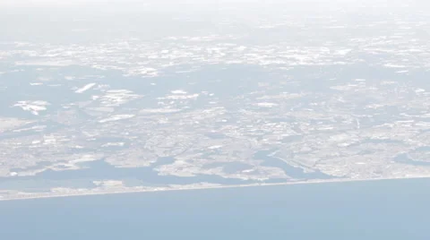 Airplane Window View, Above Earth, Flying Stock Footage 47566966