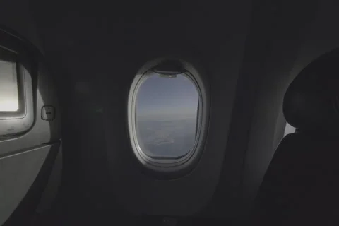 Airplane Window View Stock-Footage 246407975
