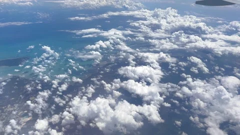 Airplane Window View Vidéo 340537717