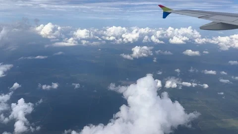 Airplane Window View 動画素材 340537788