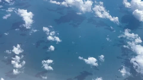 Airplane Window View Vídeo Stock 340537860