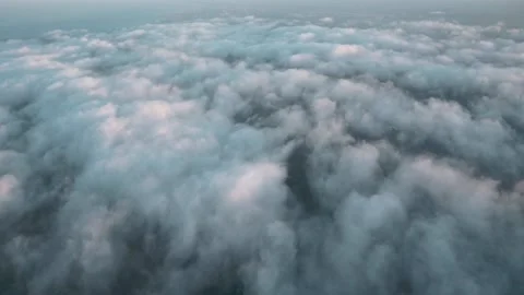 Airplane window view at sunset sunrise Stock Footage 123332933