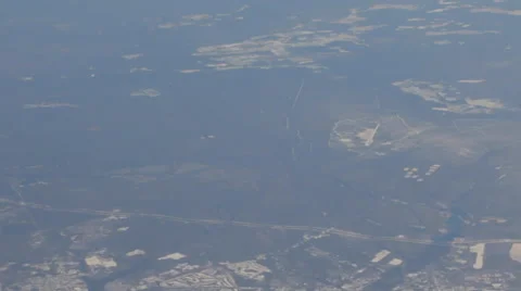 Airplane Window View, View Of Earth , Flying Stockbeeldmateriaal 47567595