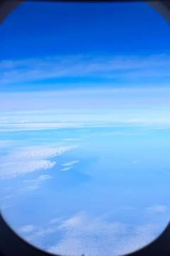 Airplane window4 Stock Photos