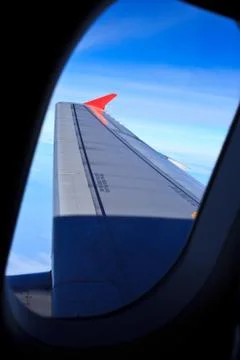 Airplane window5 스톡 사진