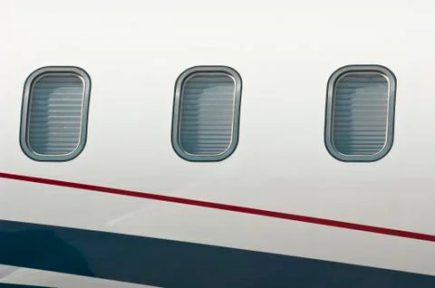 Airplane windows Stock Photos