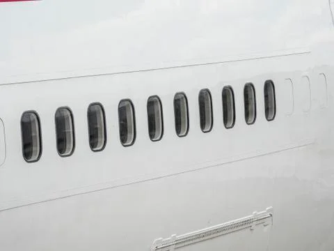 Airplane windows Stock Photos