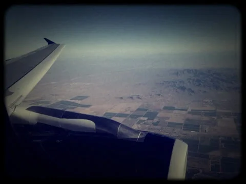 Airplane Wing 8mm Stock Footage 24325696