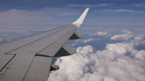 Airplane Wing Above Cloud Vidéo 37124469