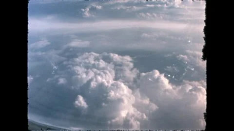 Airplane Wing Above Clouds Stock Footage 277585338