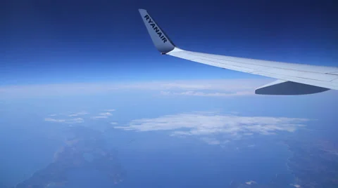 Airplane wing Stock Footage 27273978