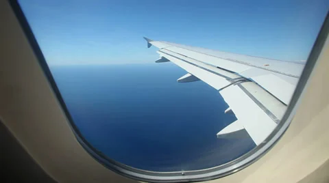 Airplane wing Stock Footage 31198133